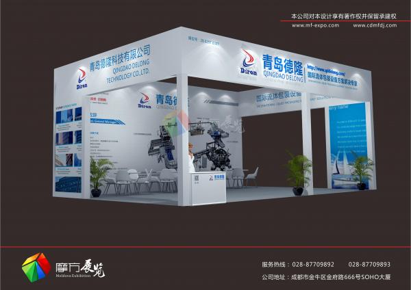 2018全國糖酒會青島德隆桁架展臺設計搭建效果呈現